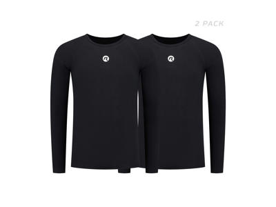 Rogelli Core II - Svedbluse med lange ærmer - 2 pak - Sort