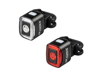 FORCE Flea Lygtesæt - USB Opladelig - 200/70 Lumen