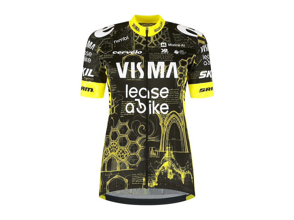 Team Visma Lease a Bike TDF 2026 - Replica - Cykeltrøje - Korte ærmer - Barn/junior