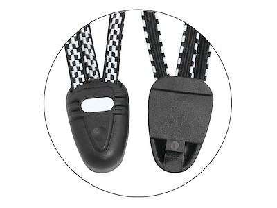 FORCE Triple Elastik Strap - Designet til Bagagebære 22321 - Sort 