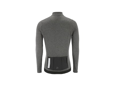Craft Bike Subz Wool Cykeltrøje med lange ærmer - Herre - Black/Melang