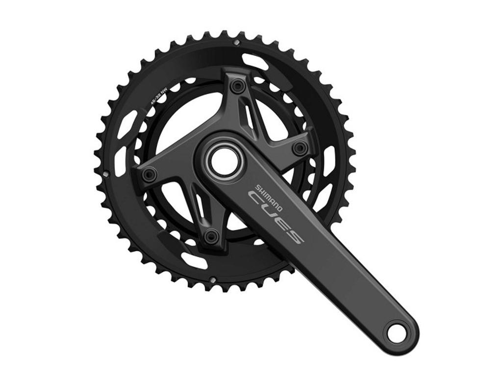 Shimano Cues Kranksæt dobbelt road - 32/46 tands til 9 eller 10 speed -170mm pedalarme - FC-U6030-2