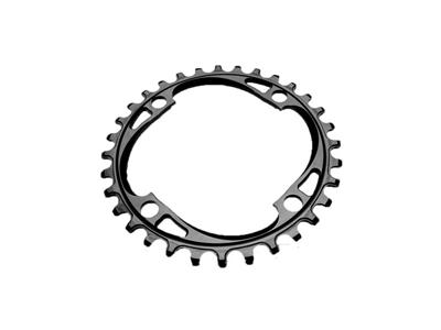 absoluteBLACK Rund klinge - SRAM - Singlespeed - ø64 mm - 28T - Sort