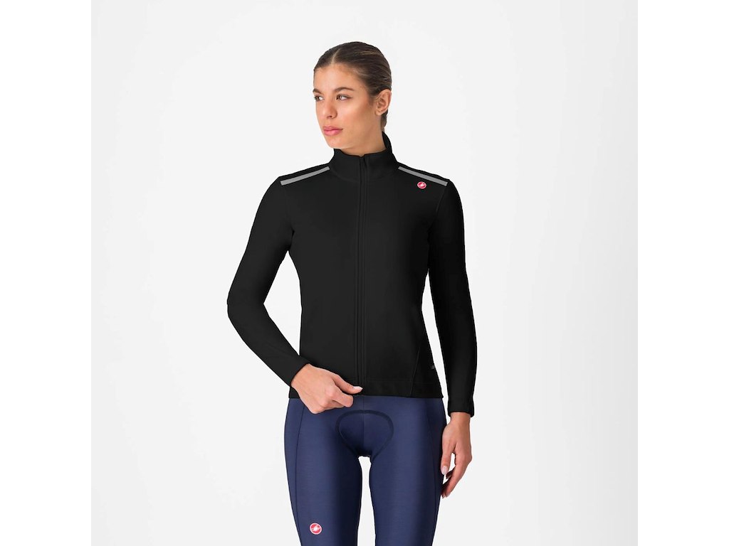 Castelli Espresso Air Women's Jacket - Cykeljakke - Dame - Light Black - L