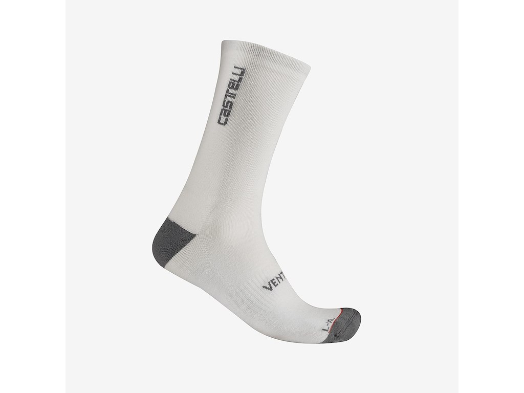 Castelli Venti Soft Merino Sock - Cykelstrømper - Hvid