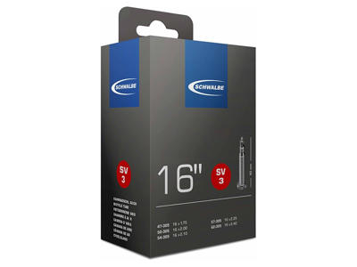 Schwalbe slange 16 x 1,75-2,50 med 40mm lang racerventil SV3