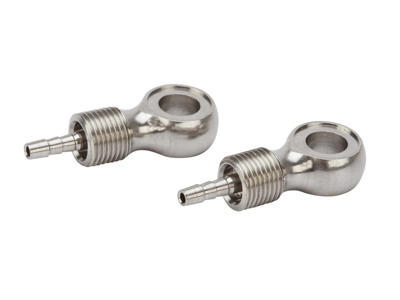 Atredo - Hydraulisk kabel connector til Shimano/Formula skivebremse - Rustfri stål - 2 stk