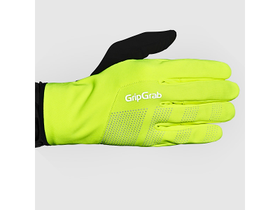 GripGrab RIDE 2 Spring/Autumn - Cykelhandsker - Yellow Hi-Vis - S
