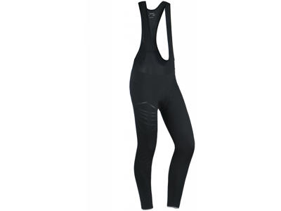 Endurance Jayne Full Windblock XQL - Cykeltights lange m. seler - Dame - Sort