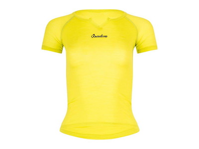 Isadore Women's 100% Merino SS Baselayer Sulphur Spring Størrelse XL