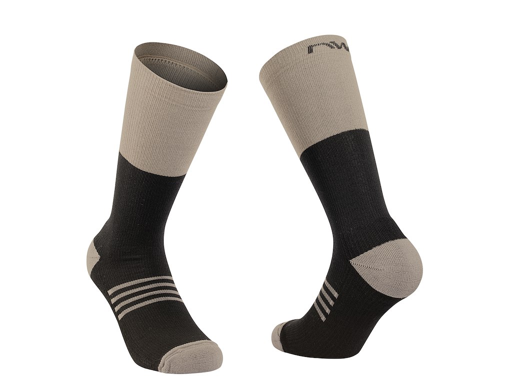 Northwave Extreme Pro High Sock - Cykelstrømper - Sort/Sand - L