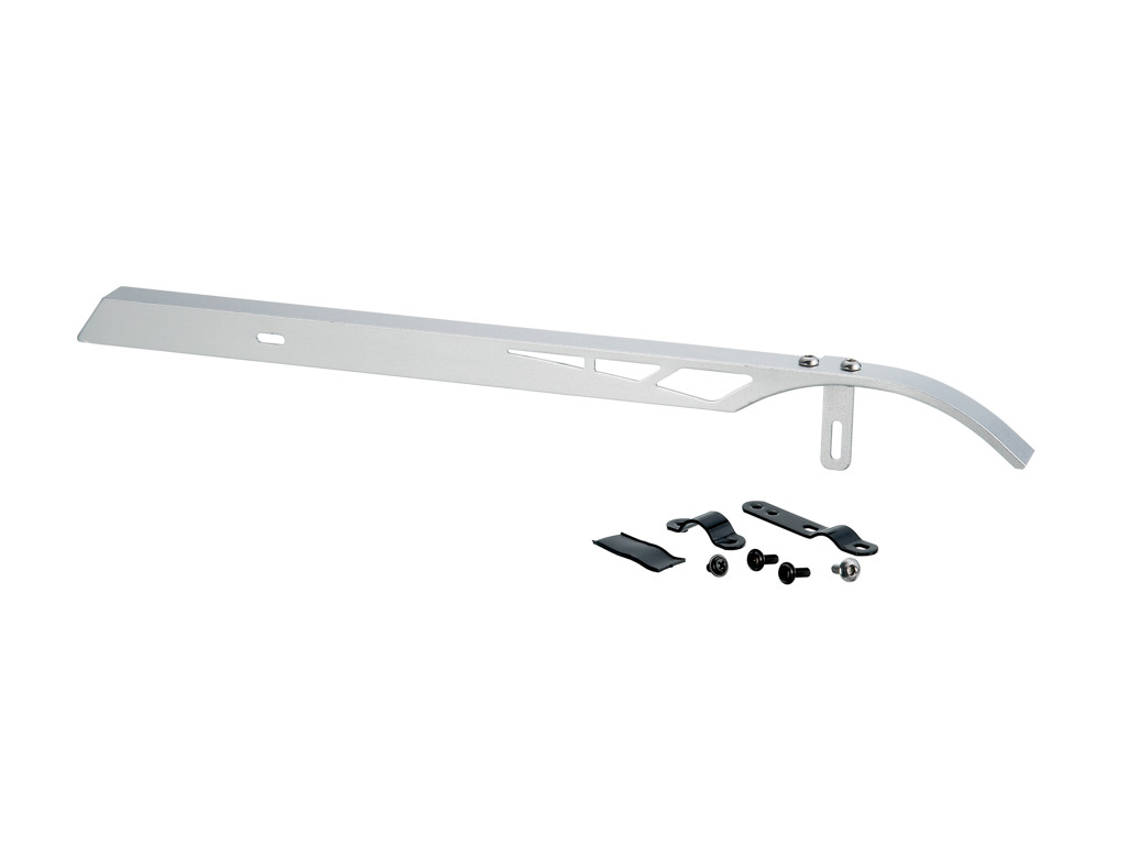 Bike Attitude - Kædeskærm - Aluminium/sølv inkl. beslag