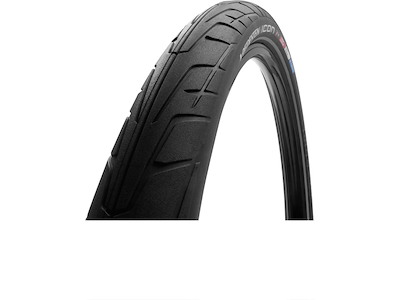 Vredestein Icon tråddæk til Urban og elcykler  - sort med refleks stribe