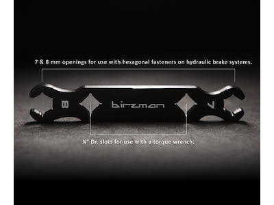 Birzman Skruenøgle til Hydrauliske Bremser 7 og 8mm