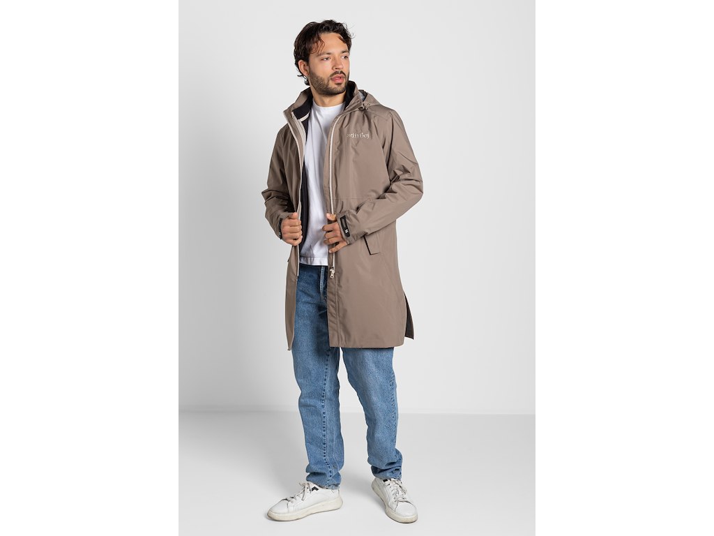 Dirtlej Weathershield Rain Coat - Jakke - Unisex - Dark Dust - Str. L