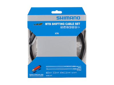 Shimano Gearkabel MTB - SUS PolymerCoated 2000mm - Sort