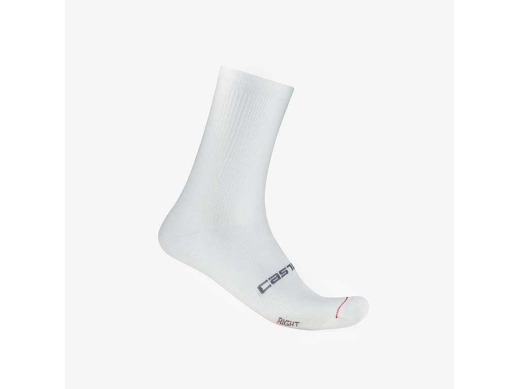 Castelli Espresso 18 cykelstrømper hvid (Strømpe str.: 35-38) Castelli Espresso 18 cykelstrømper hvid (Strømpe str.: 35-38)