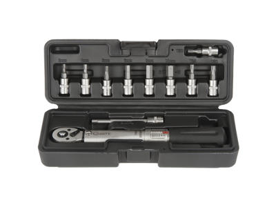 Mighty - Momentnøgle - Med 6 stk. bits - Skralde 1/4" - 4-24 Nm 