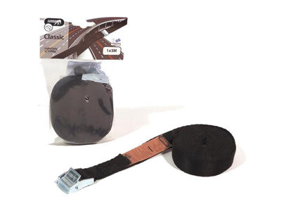 Jumbo bagagerem - 500cm/25mm - Sort