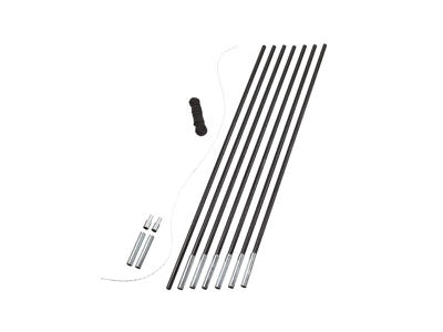 Easy Camp Pole Diy Set 8,5mm - Teltstang - 7 x 60 cm -  Sort