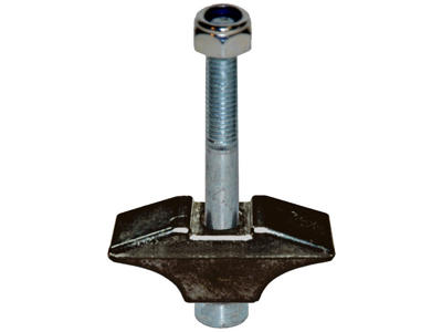 Beslag til støtteben smal sort