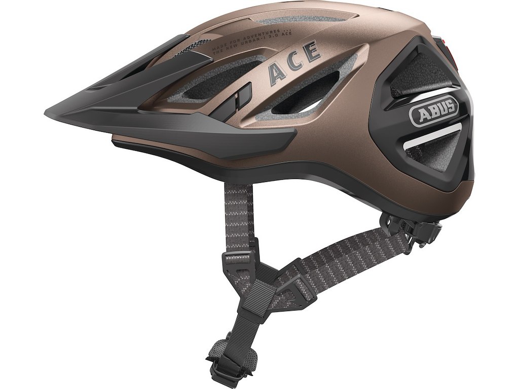ABUS Urban-I 3.0 ACE cykelhjelm Metallic Copper Hjelmstørrelse 51-55 cm