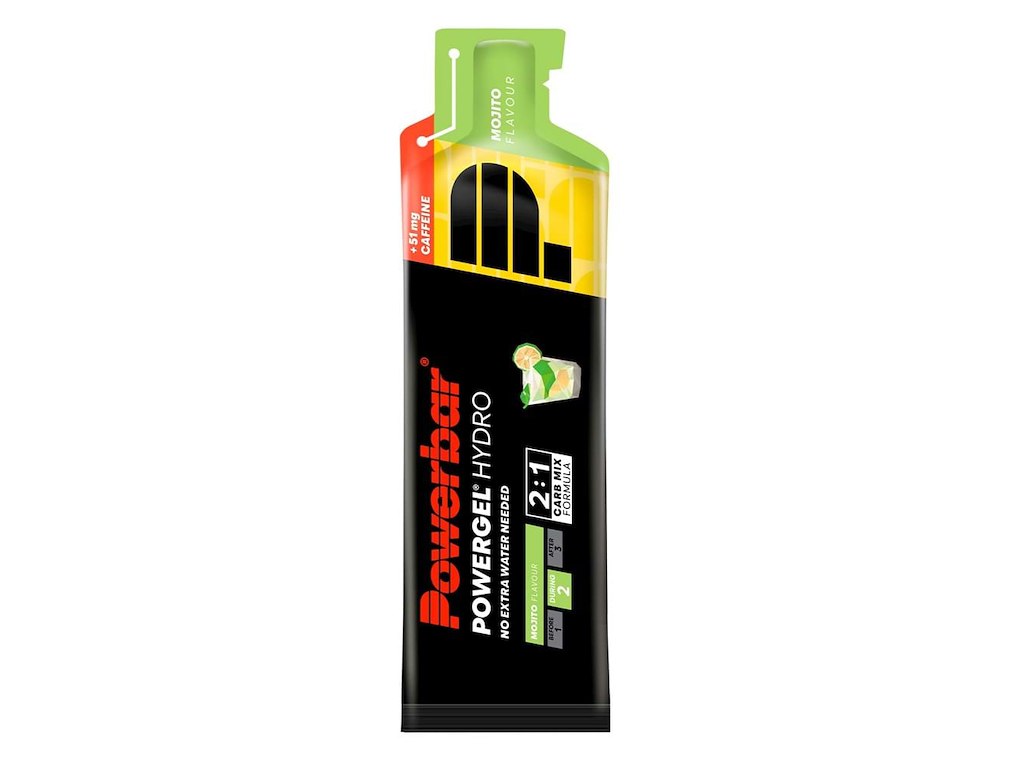 Powerbar PowerGel Hydro - Mojito med koffein - 67 ml.
