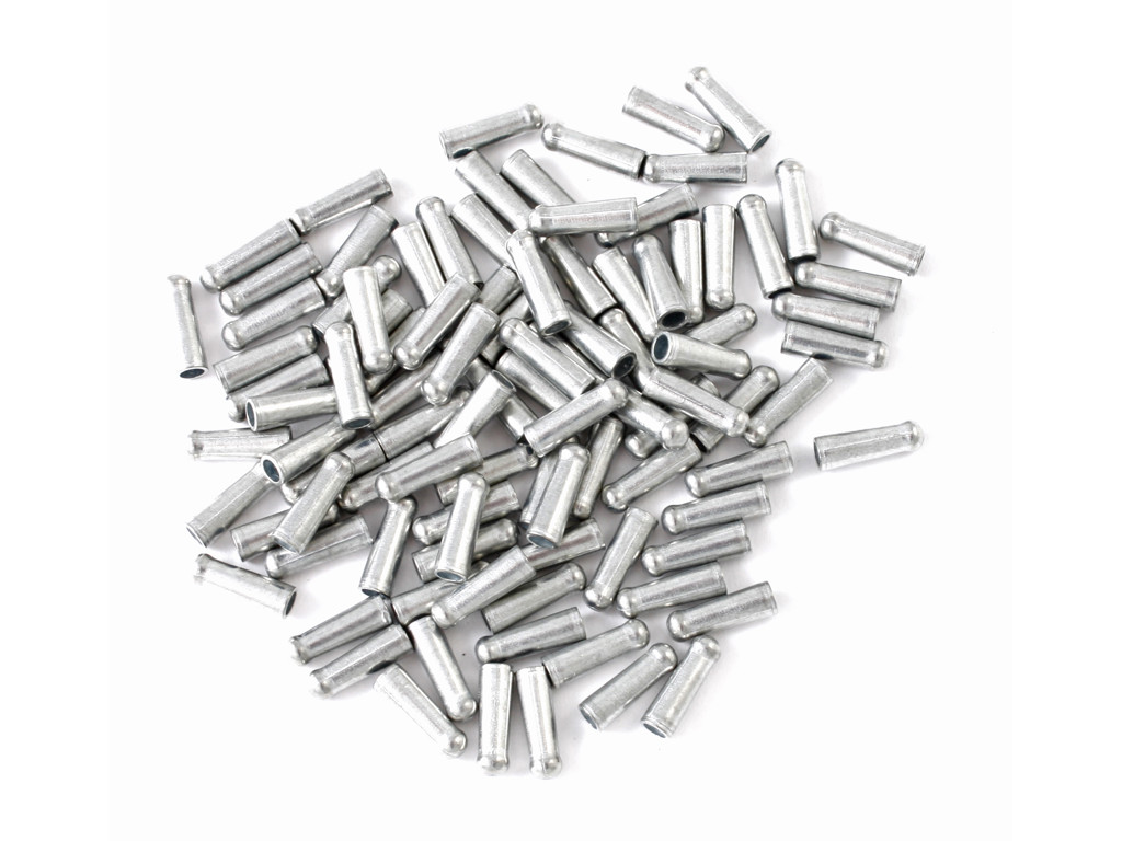 Endestop for gear- og bremsewire-  ø2,3mm. - Pose med 100stk