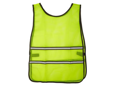 Atredo - Sikkerhedsvest - Unisize - Med elastiksider - Gul