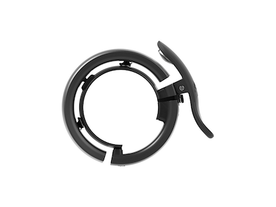Knog Oi Prima Ringeklokke Large - Anthracit - 23,8 til 31,8mm styrdiameter