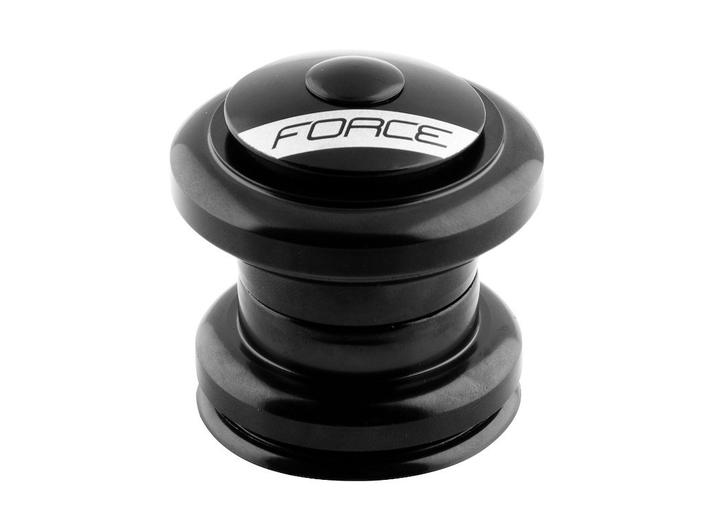 FORCE styrfittings AHEAD 1'' aluminium/stål - sort