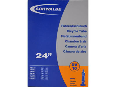 Schwalbe slange 24 x 1. 1/8-2.50 med 40 mm Dunlop ventil