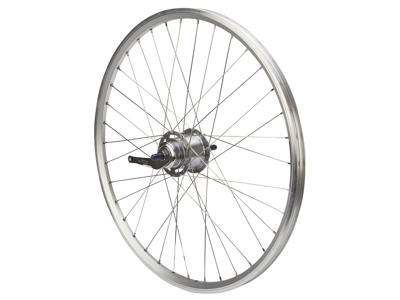 Contec 26" baghjul - Classic Z19 fælg - 19-559 - Shimano Nexus 7 gear - Fodbremse - Sølv