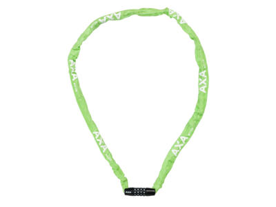 AXA - RIGID - Kædelås til børn - 1200X3,5mm m/kode - Grøn