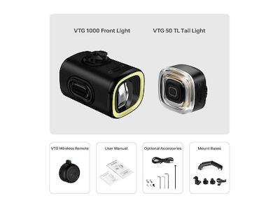 Magicshine VTG Brompton - Cykellygtesæt - VTG1000 Forlygte + VTG50 Baglygte