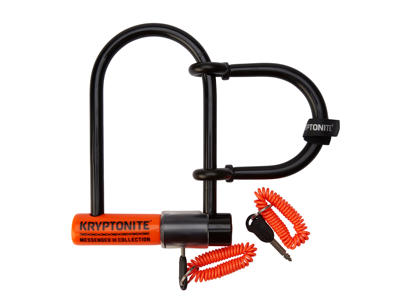 Kryptonite bøjlelås Messenger Mini med ekstra bøjle for dobbelt sikring