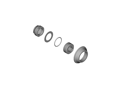 Shimano konus og låsemøtrik til fornav FH-M770