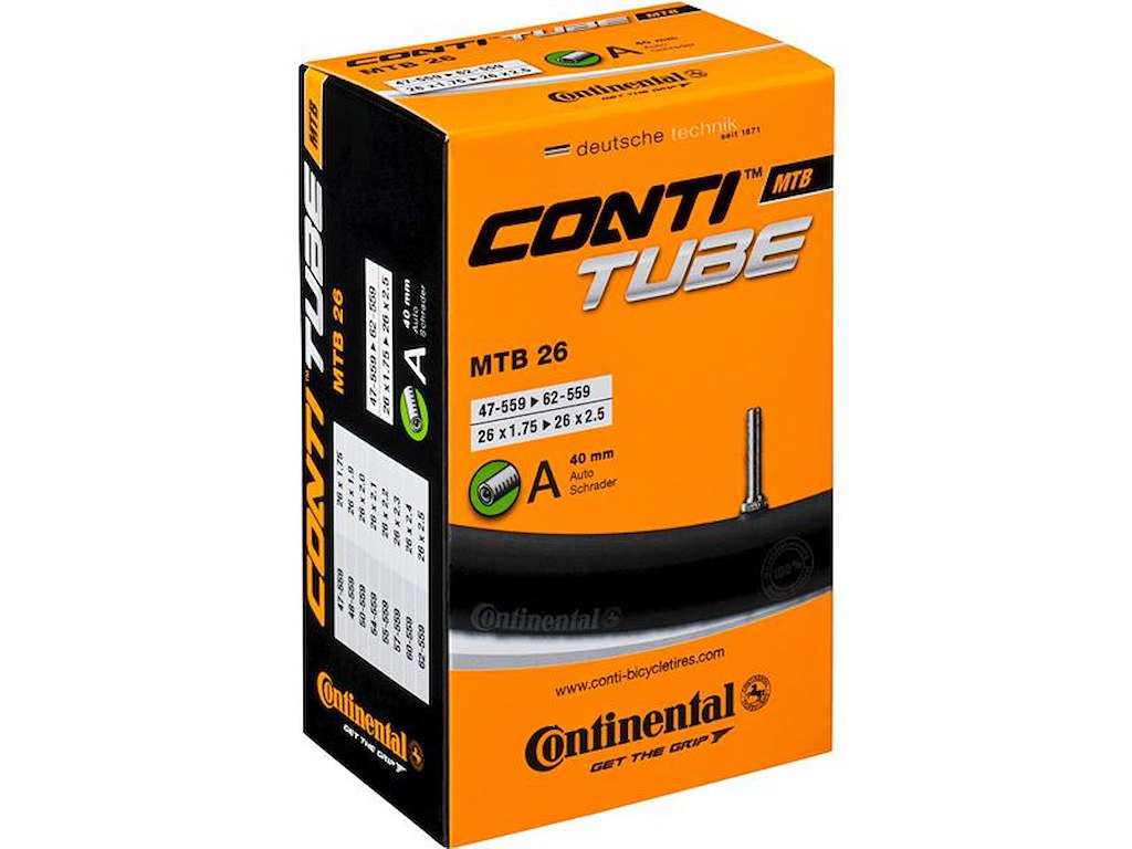 Continental 26 Slange 47/62-559 med 40mm auto ventil"