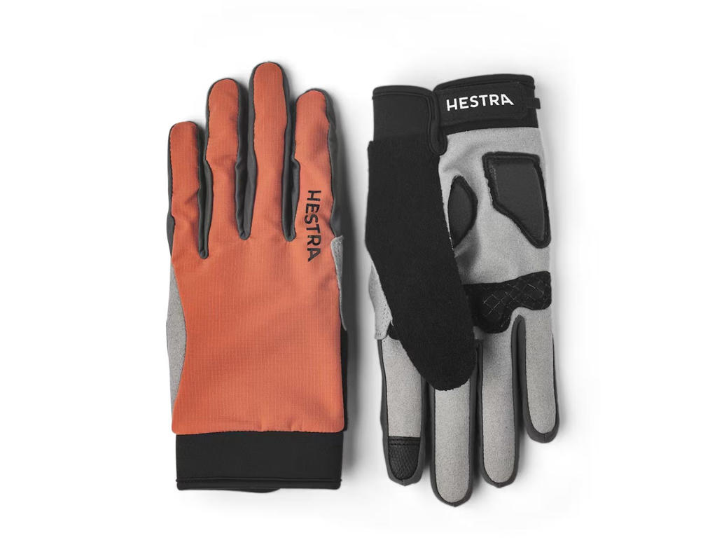 Hestra - Bike Guard Long - Cykelhandsker - Orange - str. 10