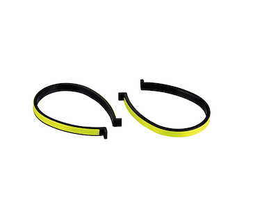 FORCE Refleks Bukseklemme - Gul - 2 stk