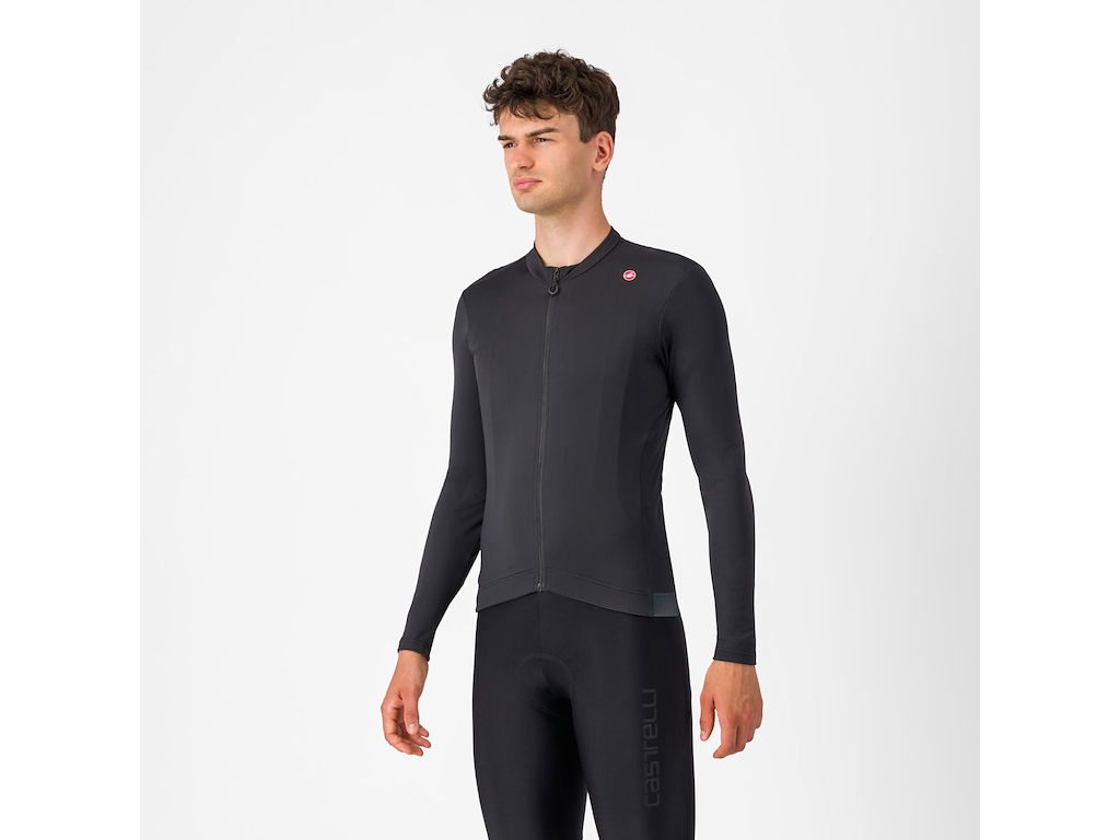 Castelli Espresso Thermal Jersey - Lange ærmer - Herre - Sort - Str. S Castelli Espresso Thermal Jersey - Lange ærmer - Herre - Sort - Str. S