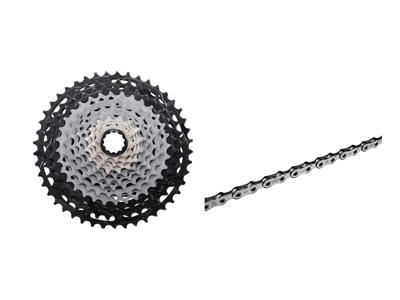 Shimano XTR kassette og kæde - 12 gear kassette 10-51 tands samt M9101 kæde