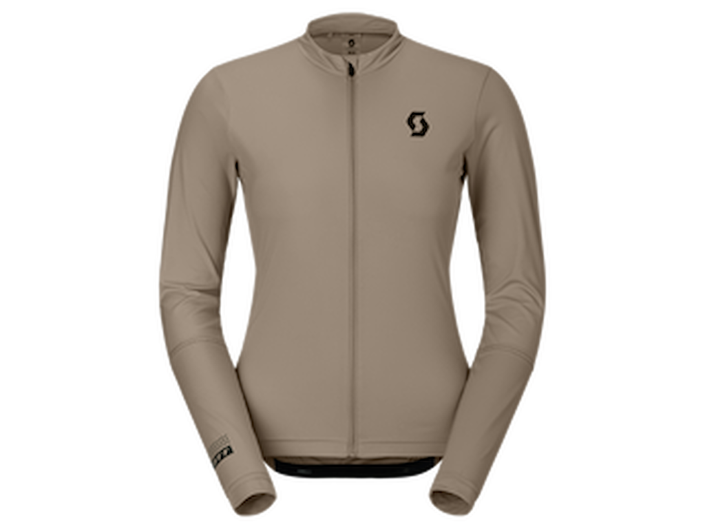 SCOTT Endurance - Cykeltrøje - Lange ærmer - Dame - Beige/Hvid - Str. L
