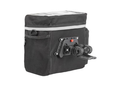 M-Wave Utrecht Travel - Cykeltaske til styr - Clip On System - Sort/Grå