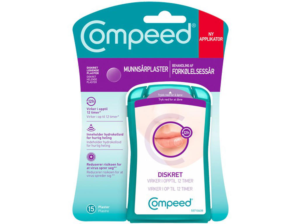 Compeed - Plaster til forkølelsessår - 15 stk.