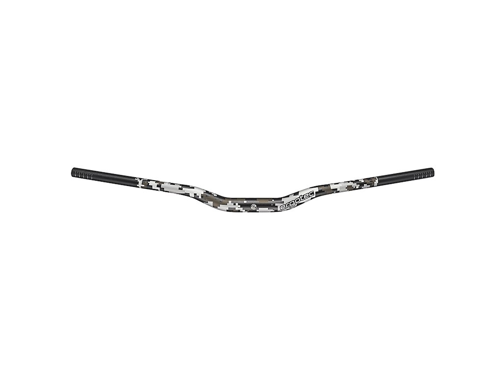 Ergotec Riser Bar 30 6+ Styr MTB ø31,8mm/800mm bred - Safety level 6+ - Sort sand pixel