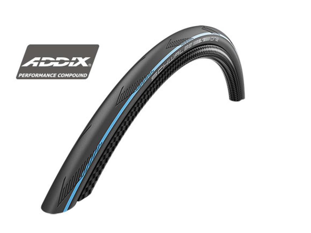 Schwalbe One Race Guard - Lite Foldedæk - 700x25c (25-622) Sort/Blå