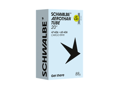 Schwalbe Aerothan Plus slange 20" (47/65-406/571) med AV ventil - AV6-AE+