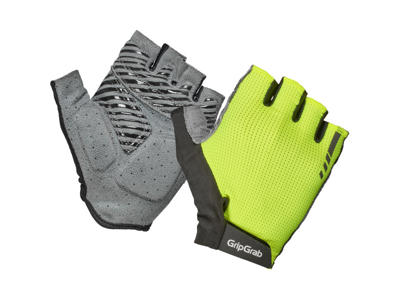 GripGrab Expert RC Max - Cykelhandske kort - Gul Hi-Vis - Str. S