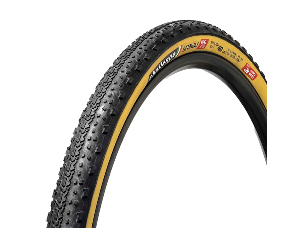 Challenge Getaway Pro Clincher Foldedæk Gravel 700 x 40c Tan